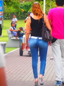 ALWAYS! The tight jeans! Panama has the tighest jeans with the largest buts in all Central America.
